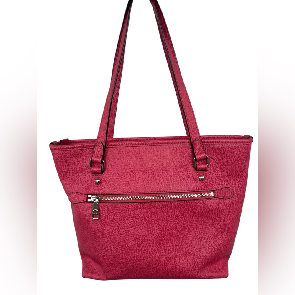 Coach Fuchsia City Zip Tote Bag - Picture 5 of 9
